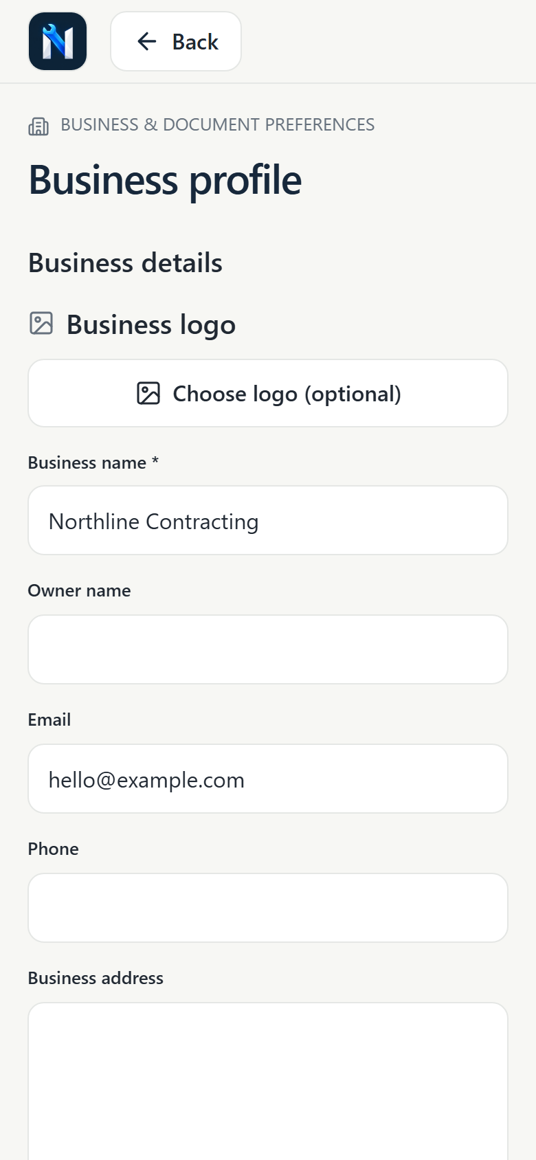 Put your business on every document